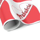 Prababcia Poland Heart Cadeaupapier (Rol Hoek)