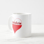 Prababcia Poland Heart Koffiemok (Voorkant links)