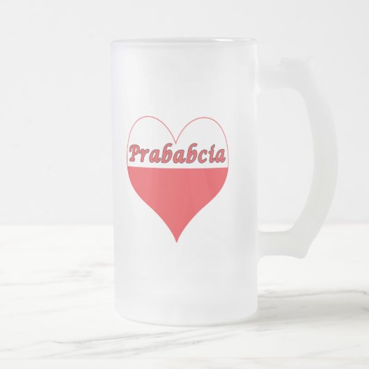 Prababcia Poland Heart Matglas Bierpul (Rechts)