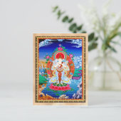 Prabhutaratna Buddha Cool oriental Padmakumara Briefkaart (Staand voorkant)