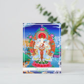 Prabhutaratna Buddha Cool oriental Padmakumara Briefkaart (Staand voorkant)