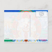 Prabhutaratna Buddha Cool oriental Padmakumara Briefkaart (Achterkant)