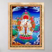 Prabhutaratna Buddha Cool oriental Padmakumara Poster (Voorkant)