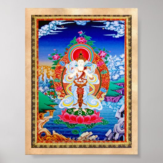 Prabhutaratna Buddha Cool oriental Padmakumara Poster (Voorkant)