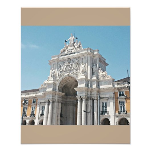 Praça do Comércio Arch Foto Afdruk (Voorkant)