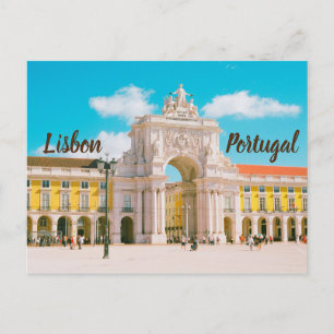 Praça do Comércio Lissabon Portugal Briefkaart