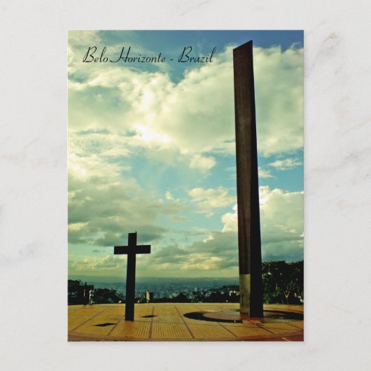 Praça do papa, Belo Horizonte, Brazilië Briefkaart (Voorkant)