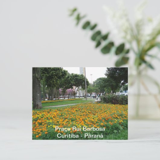 Praça Rui Barbosa Briefkaart (Staand voorkant)