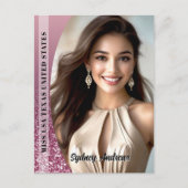 Pracht Autograaf Prentbrief Sparkle Kaart Prachten (Voorkant)