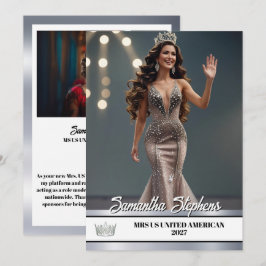 Pracht Autograafkaart - Competitie Fotokaart Feestdagenkaart