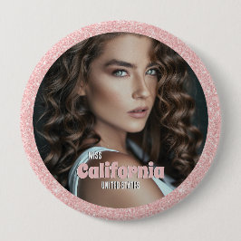 Pracht Button Pin | Foto met Glitter Achtergrond