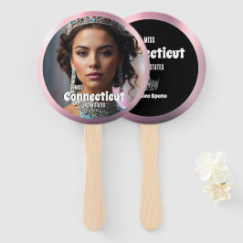 Pracht Fan Wapper | Roze Roos Glans Waaiers Set va