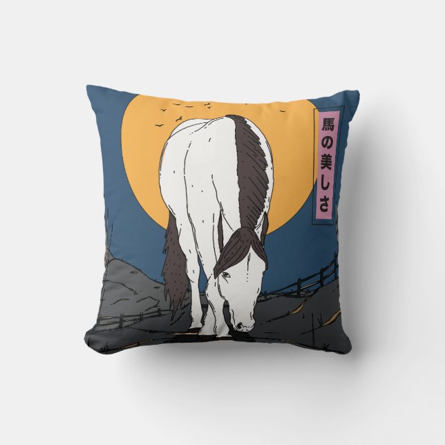 Pracht van een Paard Kussen (Voorkant)