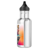 Pracht van het leven met vlinder waterfles (Rechts)