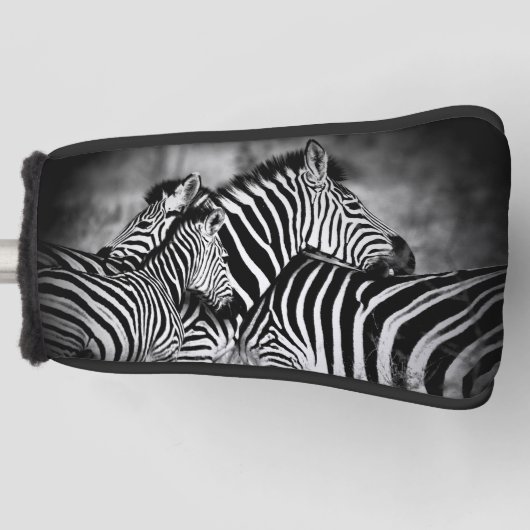 Pracht van zebra golfheadcover (Voorkant)