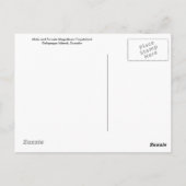 Prachtfregatvogels Verliefd Briefkaart (Achterkant)