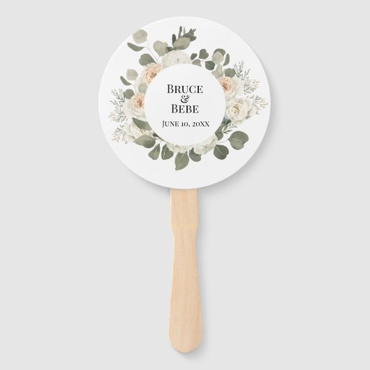 Prachtig 10e JUBILEUM Handwaaier (Achterkant)