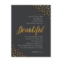 Prachtig, 1 Peter 3 de Verse van de Manuscript