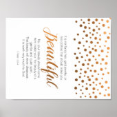 Prachtig, 1 Peter 3 de Verse van de Manuscript Poster (Voorkant)