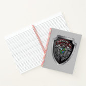 Prachtig 1e Bat 75e Ranger Regiment Scroll Notitieboek (Binnen)