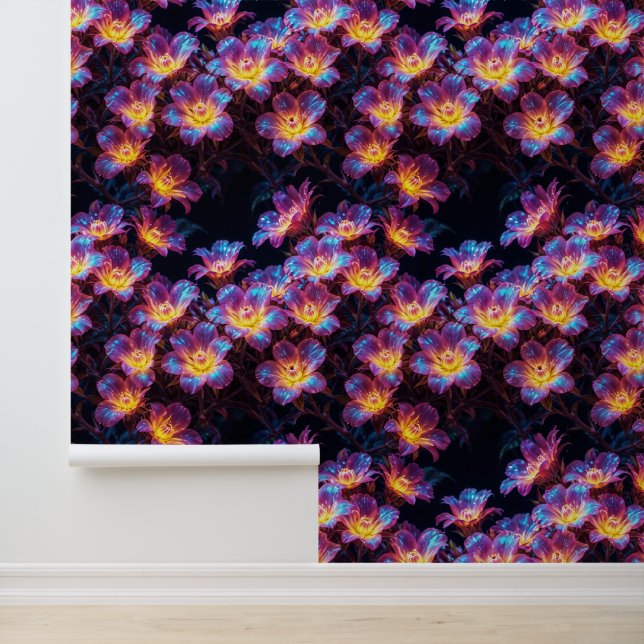 Prachtig 3D gloeiend behang (Applicatie)