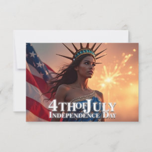 Prachtig 4 juli-ontwerp - Vuurwerk en vrijheid