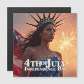 Prachtig 4 juli-ontwerp - Vuurwerk en vrijheid (Voorkant / Achterkant)