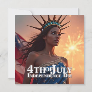Prachtig 4 juli-ontwerp - Vuurwerk en vrijheid