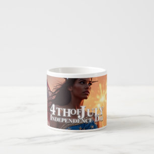 Prachtig 4 juli-ontwerp - Vuurwerk en vrijheid Espresso Kop