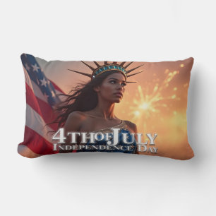 Prachtig 4 juli-ontwerp - Vuurwerk en vrijheid Kussen