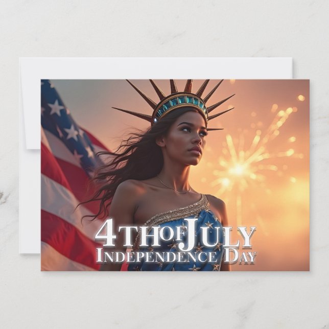 Prachtig 4 juli Ontwerp - Vuurwerk & Vrijheid (Voorkant)