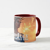 Prachtig 4 juli Ontwerp - Vuurwerk & Vrijheid Mok (Voorkant rechts)