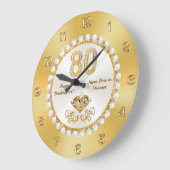 Prachtig, 80ste Verjaardagsklok, 80ste Verjaardags Grote Klok (Hoek)