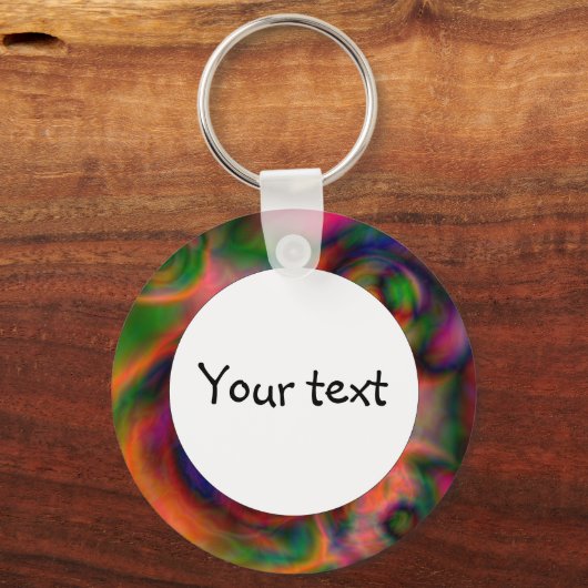 Prachtig abstract ontwerp sleutelhanger (Voorkant)