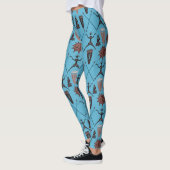 Prachtig Abstract patroon Symbolen Leggings (Links)