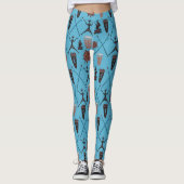 Prachtig Abstract patroon Symbolen Leggings (Voorkant)
