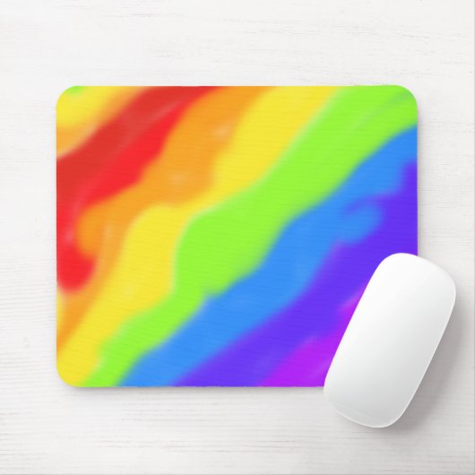 Prachtig Abstract regenboogontwerp Muismat (Met muis)