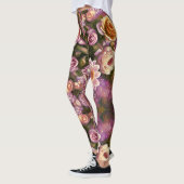 Prachtig acrylisch ventilatorpatroon leggings (Links)