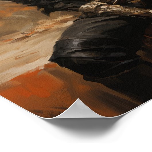 Prachtig acrylschilderij van Louis Royo - Captivat Poster (Hoek)