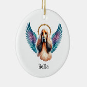 Prachtig Afghaans hondenmonument Keramisch Ornament (Rechts)