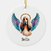 Prachtig Afghaans hondenmonument Keramisch Ornament (Voorkant)