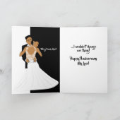 Prachtig Afrikaans Amerikaans Jubileum Bedankkaart (Binnen)