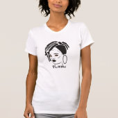 Prachtig Afrikaans Queen T-shirt (Voorkant)