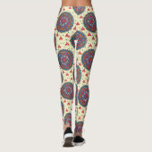 Prachtig allover design leggings (Achterkant)