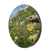Prachtig! Alpiene bloemen Dartbord (Voorkant Rechts)