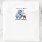 "Prachtig anders - Autisme Bewustzijn Stickers (Tas)