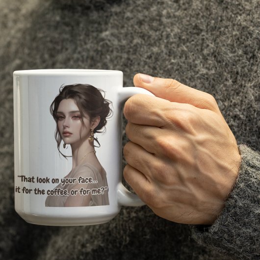 Prachtig anime meisje koffiemok