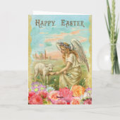 Prachtig antiek afbeelding van Pasen Kaart (Achterkant)