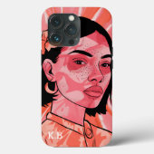 Prachtig artistiek meisje Case-Mate iPhone case (Achterkant)