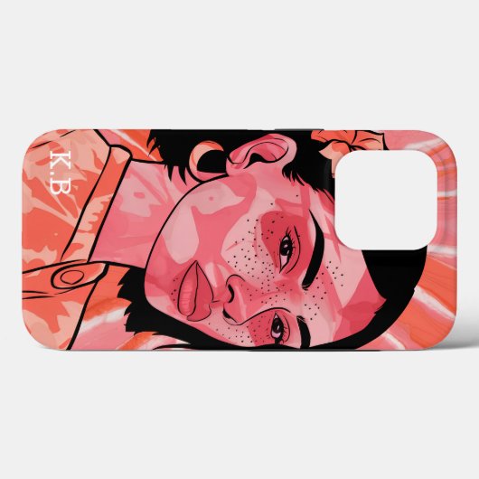 Prachtig artistiek meisje Case-Mate iPhone case (Achterkant (horizontaal))